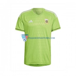 Strój Bramkarski Argentyna Koszulka Męska Wyjazdowy MŚ 2022 Krótkie Rękawy