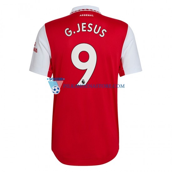 Arsenal Gabriel Jesus 9 Koszulka Męska Domowy 2022-2023 Krótkie Rękawy