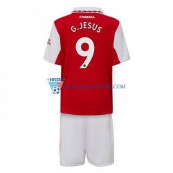 Arsenal dla Dzieci Gabriel Jesus 9 Koszulka Domowy 2022-2023 Krótkie Rękawy