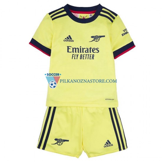 Arsenal dla Dzieci Koszulka Wyjazdowy 2021-2022 Krótkie Rękawy