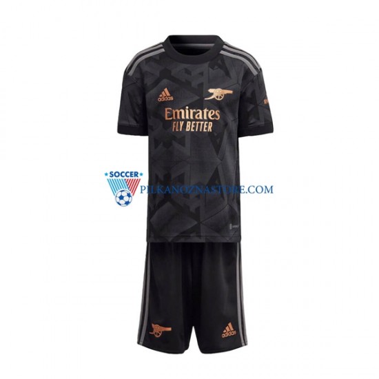 Arsenal dla Dzieci Koszulka Wyjazdowy 2022-2023 Krótkie Rękawy