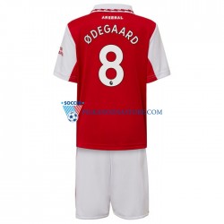 Arsenal dla Dzieci Odegaard 8 Koszulka Domowy 2022-2023 Krótkie Rękawy