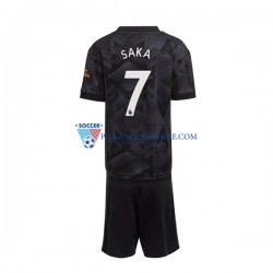 Arsenal dla Dzieci Saka 7 Koszulka Wyjazdowy 2022-2023 Krótkie Rękawy
