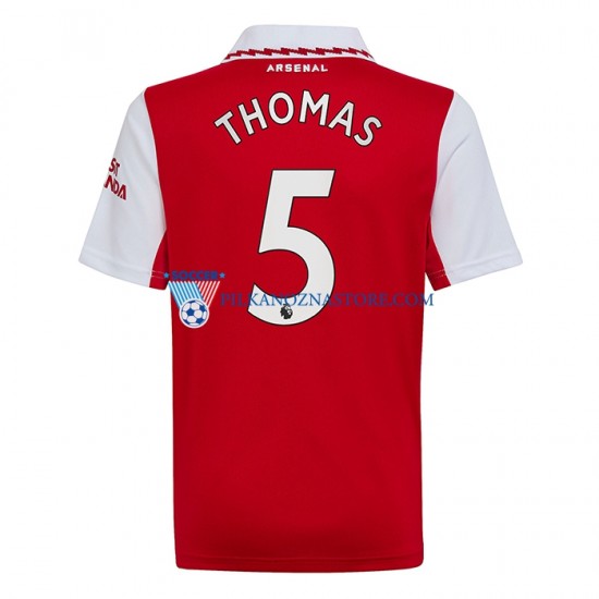 Arsenal Thomas Partey 5 Koszulka Męska Domowy 2022-2023 Krótkie Rękawy