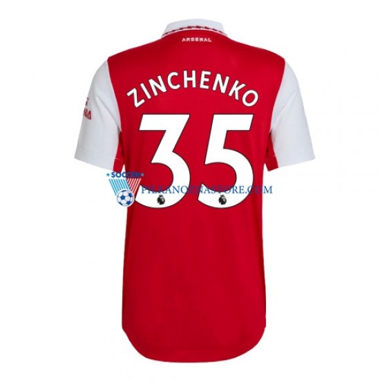 Arsenal Zinchenko 35 Koszulka Męska Domowy 2022-2023 Krótkie Rękawy