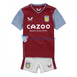 Aston Villa dla Dzieci Koszulka Domowy 2022-2023 Krótkie Rękawy