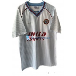 Aston Villa 1988 Retro Koszulka Męska Wyjazdowy Krótkie Rękawy