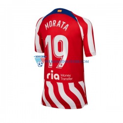 Atlético Madryt Alvaro Morata 19 Koszulka Męska Domowy 2022-2023 Krótkie Rękawy