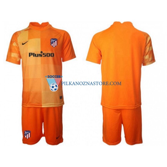 Strój Bramkarski Atlético Madryt dla Dzieci Koszulka Domowy 2021-2022 Krótkie Rękawy