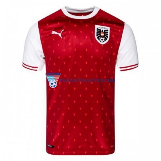 Austria Koszulka Męska Domowy 2021-2022 Krótkie Rękawy