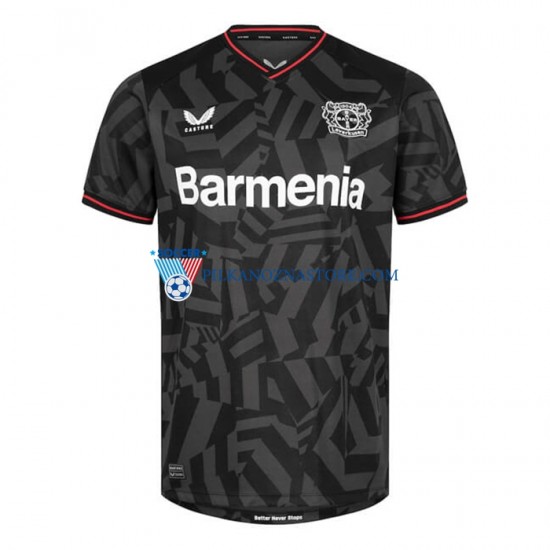 Bayer 04 Leverkusen Koszulka Męska Wyjazdowy 2022-2023 Krótkie Rękawy