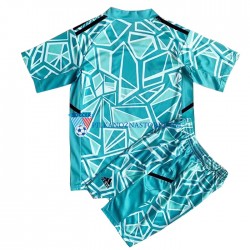 Strój Bramkarski Bayern Monachium dla Dzieci Koszulka Domowy 2022-2023 Krótkie Rękawy