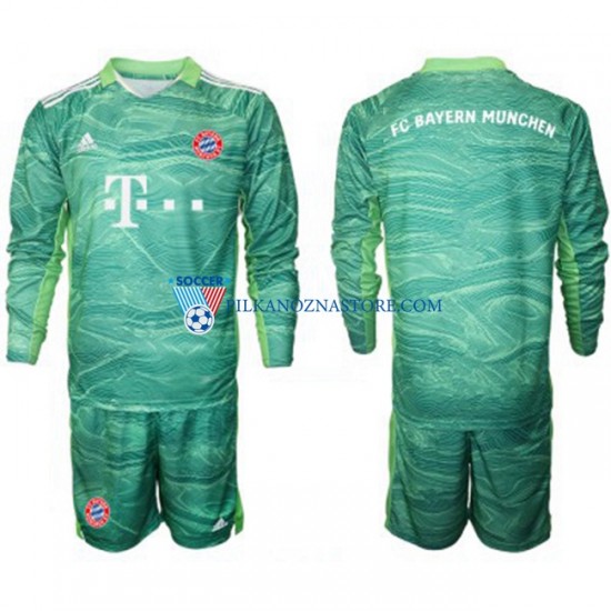 Strój Bramkarski Bayern Monachium dla Dzieci Koszulka Trzeci 2021-2022 Długie Rękawy