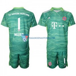 Strój Bramkarski Bayern Monachium dla Dzieci Manuel Neuer 1 Koszulka Trzeci 2021-2022 Krótkie Rękawy