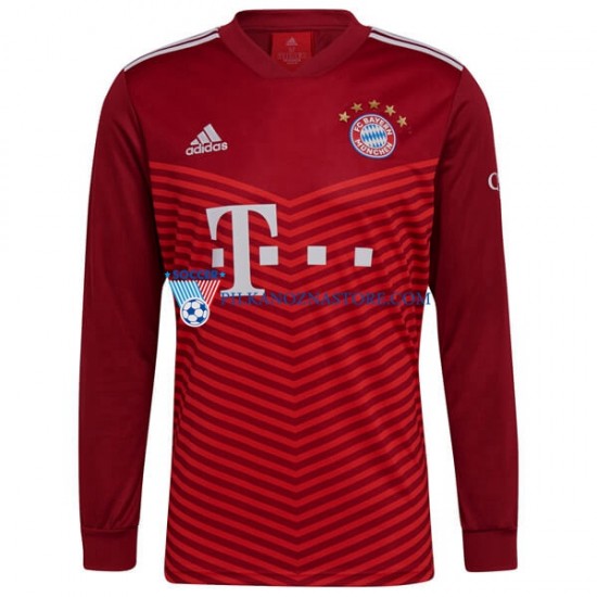 Bayern Monachium Koszulka Męska Domowy 2021-2022 Długie Rękawy