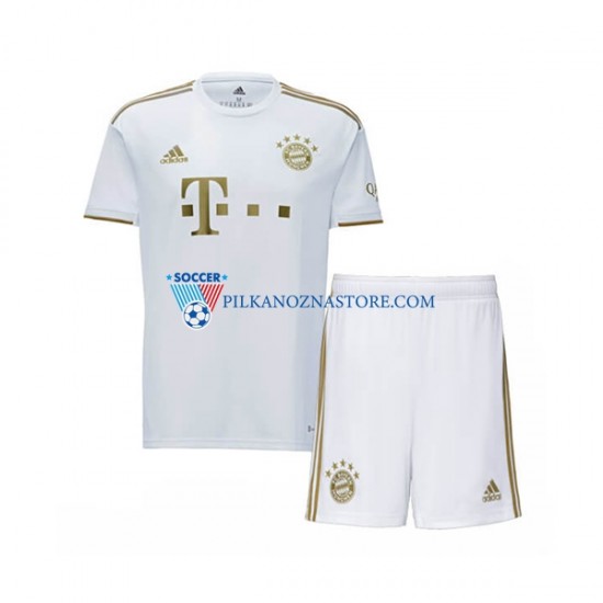 Bayern Monachium dla Dzieci Koszulka Wyjazdowy 2022-2023 Krótkie Rękawy