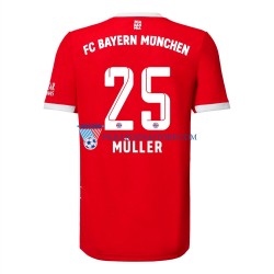 Bayern Monachium Muller 25 Koszulka Męska Domowy 2022-2023 Krótkie Rękawy