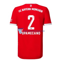 Bayern Monachium Upamecano 2 Koszulka Męska Domowy 2022-2023 Krótkie Rękawy