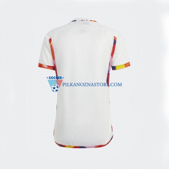 Belgia Koszulka Męska Wyjazdowy MŚ 2022 Krótkie Rękawy