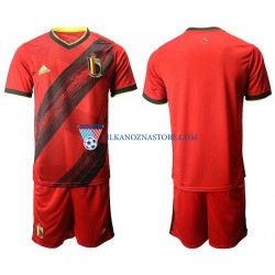 Belgia dla Dzieci Euro 2020 Koszulka Domowy Krótkie Rękawy