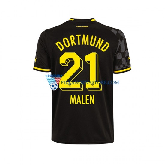 Borussia Dortmund Donyell Malen 21 Koszulka Męska Wyjazdowy 2022-2023 Krótkie Rękawy
