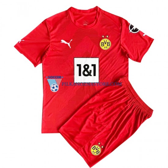 Strój Bramkarski Borussia Dortmund dla Dzieci Koszulka Domowy 2022-2023 Krótkie Rękawy