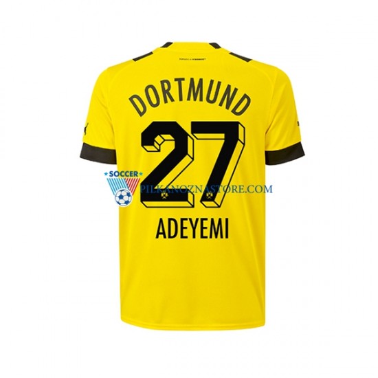 Borussia Dortmund Karim Adeyemi 27 Koszulka Męska Domowy 2022-2023 Krótkie Rękawy
