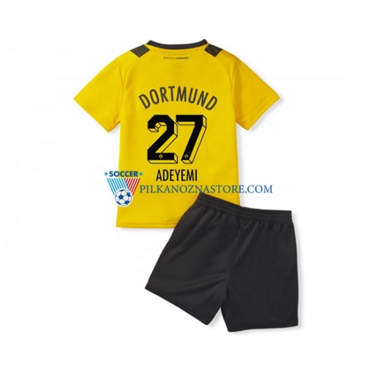 Borussia Dortmund dla Dzieci Karim Adeyemi 27 Koszulka Domowy 2022-2023 Krótkie Rękawy