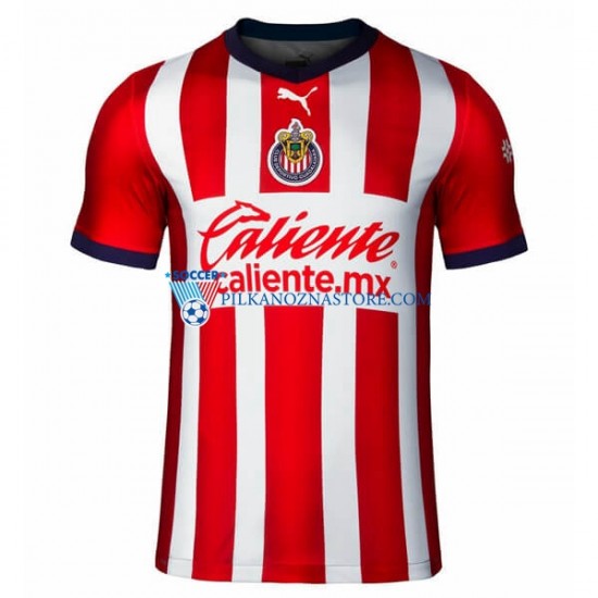 CD Guadalajara Koszulka Męska Domowy 2022-2023 Krótkie Rękawy