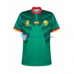 Kamerun Koszulka Męska Domowy MŚ 2022 Krótkie Rękawy