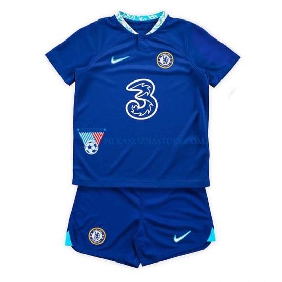 Chelsea dla Dzieci Koszulka Domowy 2022-2023 Krótkie Rękawy