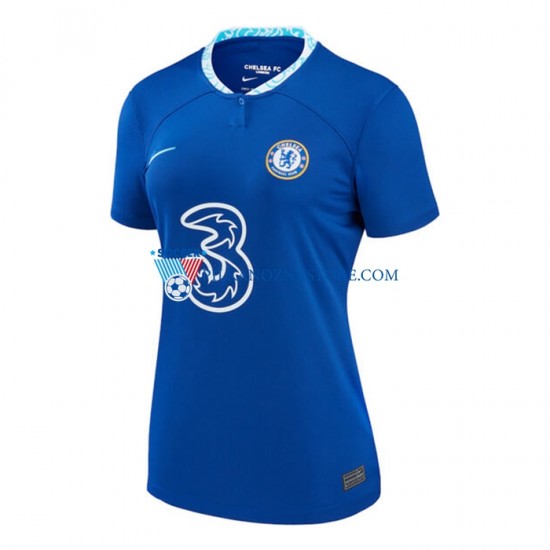 Chelsea Koszulka Damska Domowy 2022-2023 Krótkie Rękawy