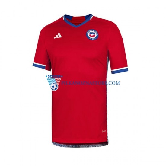 Chile Koszulka Męska Domowy 2022 Krótkie Rękawy