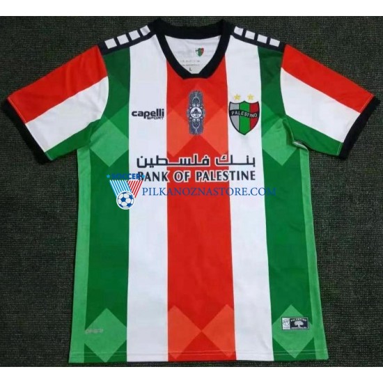 Club Deportivo Palestino 2021 Koszulka Męska Domowy Krótkie Rękawy