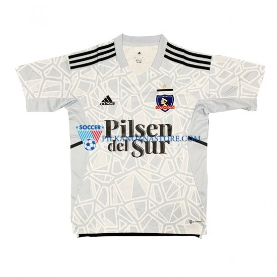 Strój Bramkarski Colo-Colo Koszulka Męska Domowy 2022 Krótkie Rękawy