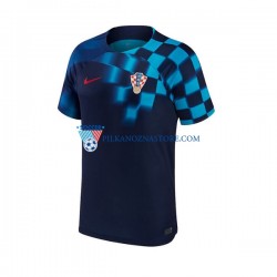 Chorwacja Koszulka Męska Wyjazdowy MŚ 2022 Krótkie Rękawy