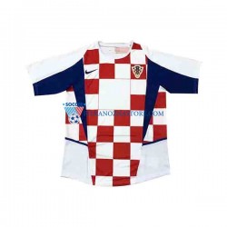 Chorwacja Koszulka Męska Domowy 2002 Krótkie Rękawy