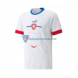 Czechy Koszulka Męska Wyjazdowy 2022 Krótkie Rękawy