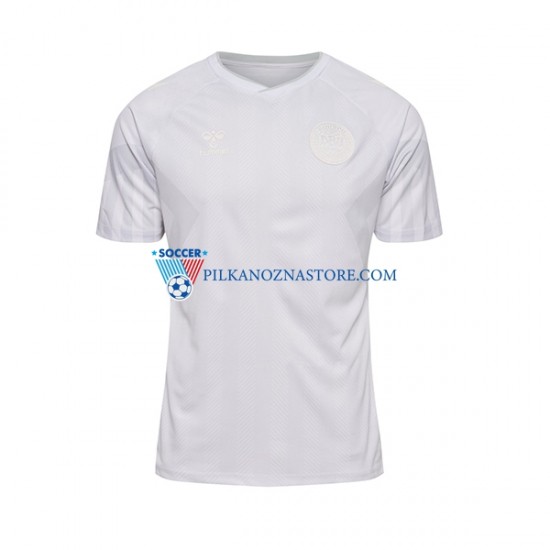 Dania Koszulka Męska Wyjazdowy MŚ 2022 Krótkie Rękawy