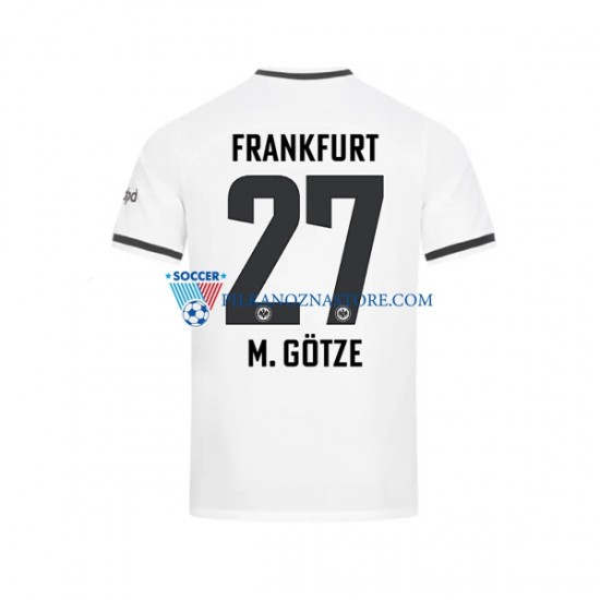 Eintracht Frankfurt Mario Gotze Koszulka Męska Domowy 2022-2023 Krótkie Rękawy