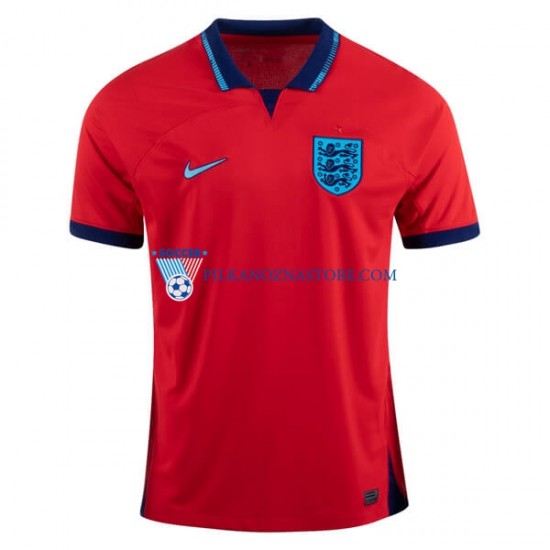 Anglia Koszulka Męska Wyjazdowy MŚ 2022 Krótkie Rękawy