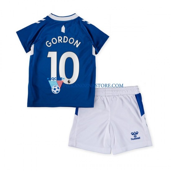 Everton dla Dzieci Gordon 10 Koszulka Domowy 2022-2023 Krótkie Rękawy