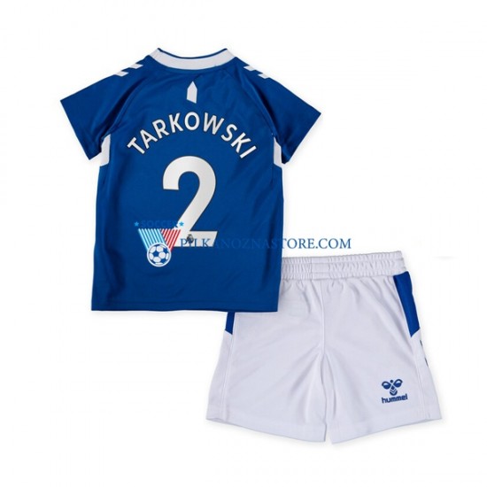 Everton dla Dzieci James Tarkowski 2 Koszulka Domowy 2022-2023 Krótkie Rękawy