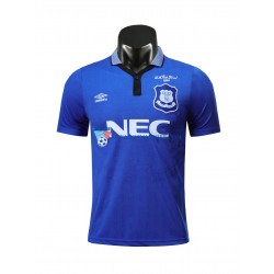 Everton 1995 Retro Koszulka Męska Domowy Krótkie Rękawy