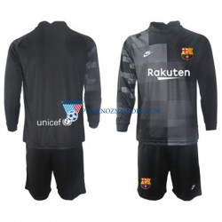 Strój Bramkarski FC Barcelona dla Dzieci Koszulka Wyjazdowy 2021-2022 Długie Rękawy