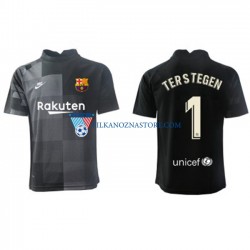 Strój Bramkarski FC Barcelona Ter Stegen 1 Koszulka Męska Wyjazdowy 2021-2022 Krótkie Rękawy