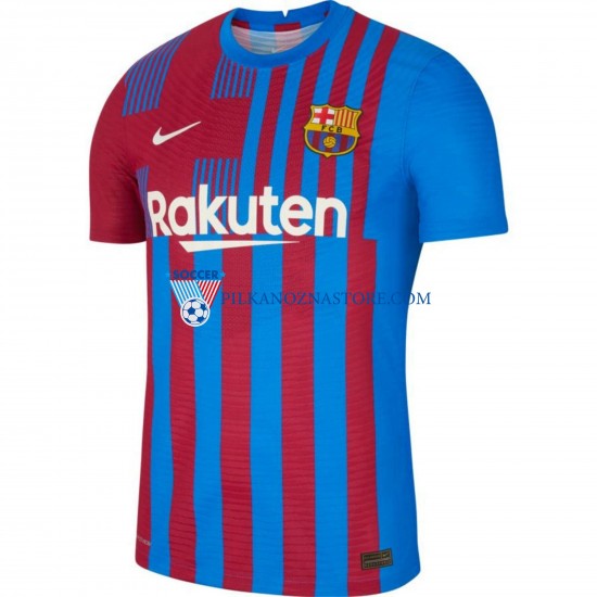 FC Barcelona Koszulka Męska Domowy 2021-2022 Krótkie Rękawy