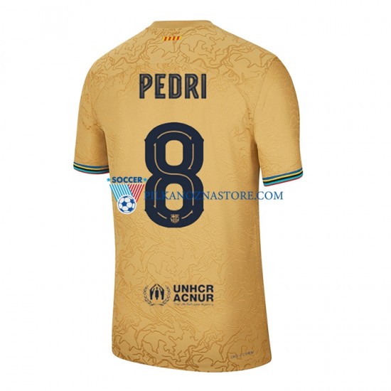 FC Barcelona Pedri 8 Koszulka Męska Wyjazdowy 2022-2023 Krótkie Rękawy