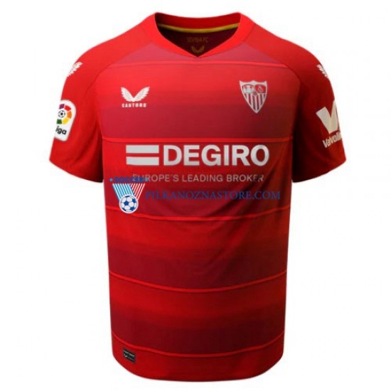 Sevilla FC Koszulka Męska Wyjazdowy 2022-2023 Krótkie Rękawy