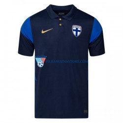 Finlandia Euro 2020 Koszulka Męska Wyjazdowy Krótkie Rękawy